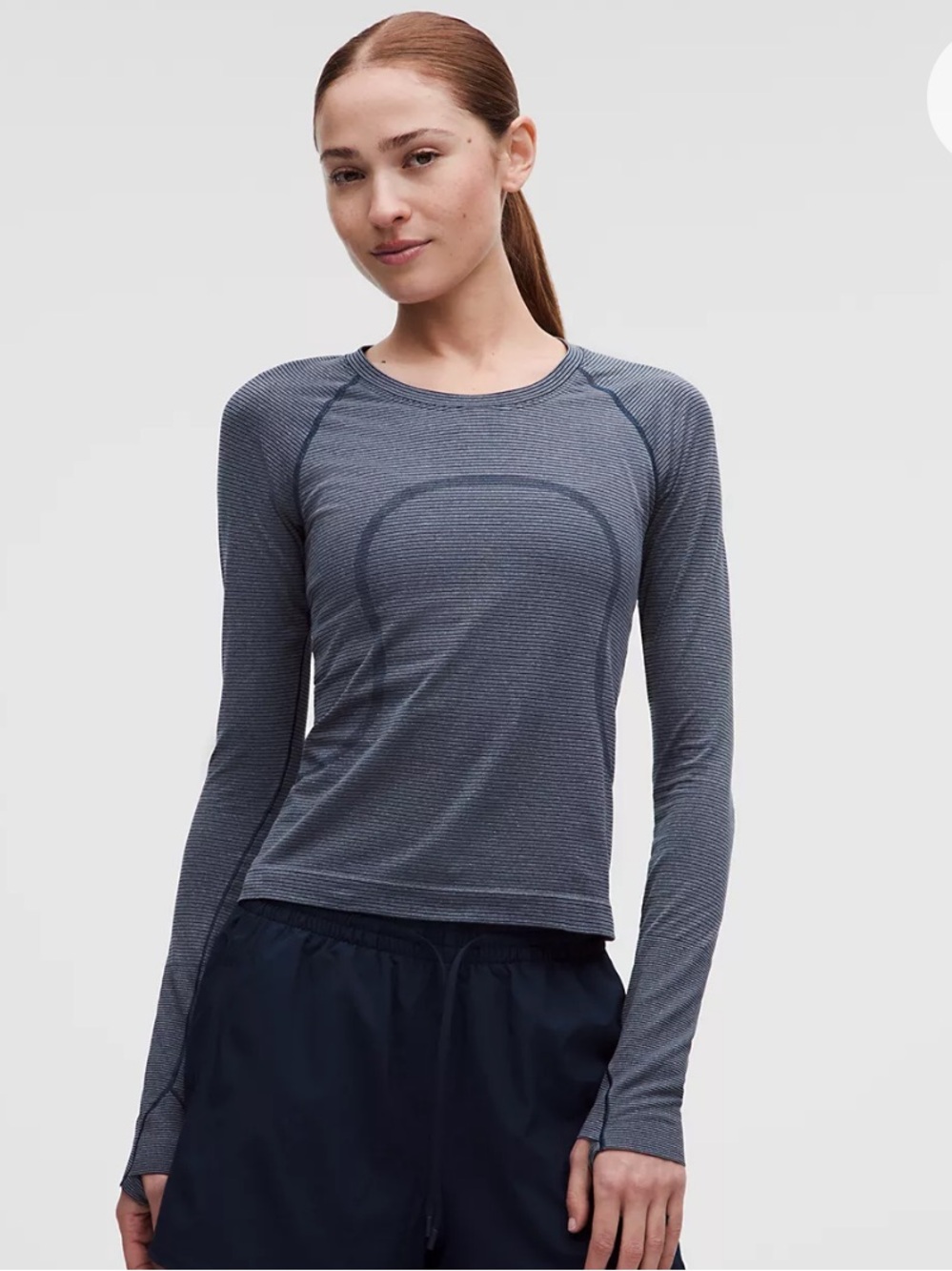 Lululemon Swiftly Tech Long-Sleeve Shirt 2.0 heather gray